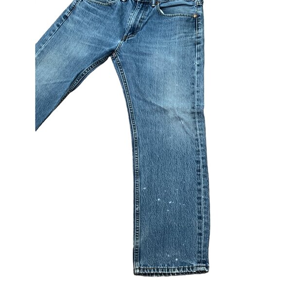 Levis Mens 505 Classic Stone Wash Jeans 34x30 - Picture 4 of 11